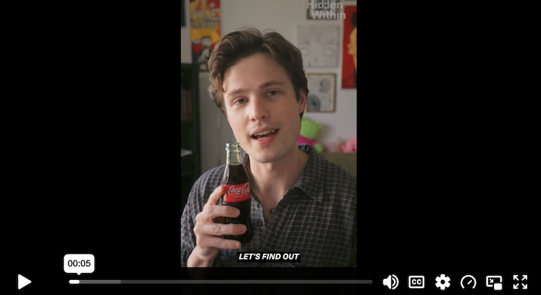 Coke's bottle design